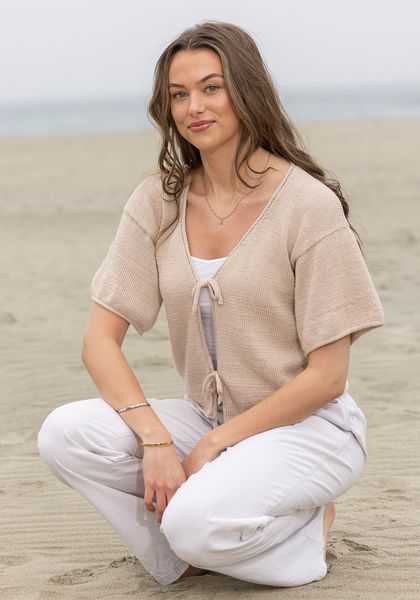 Hovedbilde Silke jakke beige