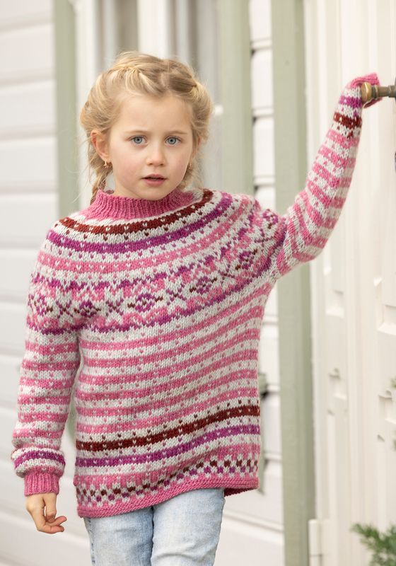 Fanastøl genser rosa