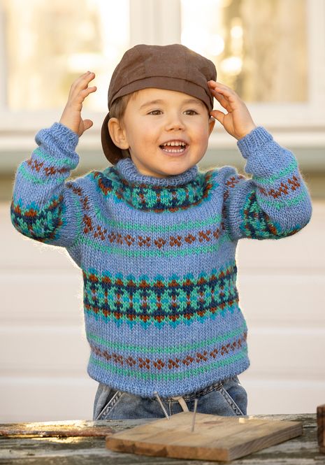 Hovedbilde Olalia genser blå