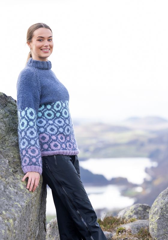 Soria genser jeansbå