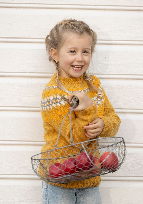 Jonstøl genser  gul