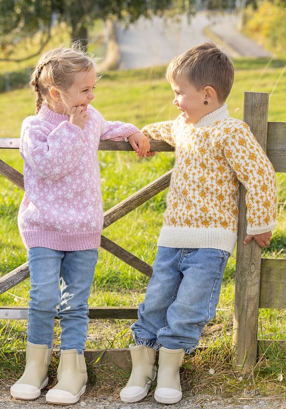 Loen genser rosa