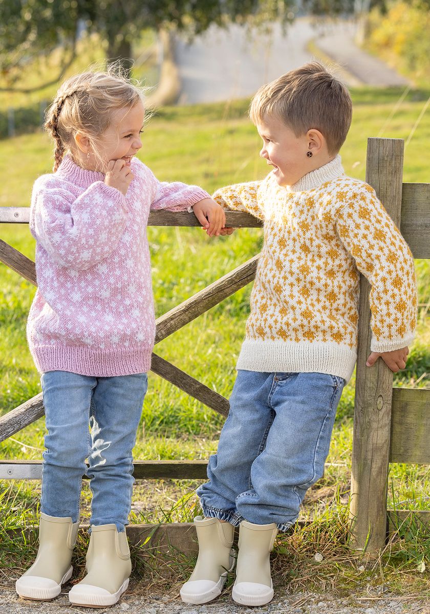 Loen genser rosa
