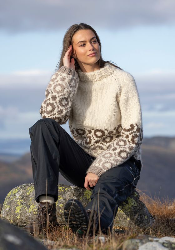 Soria genser naturhvit