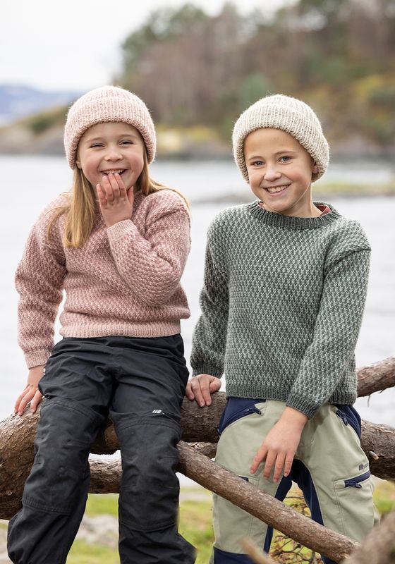 Himling genser perlegrå